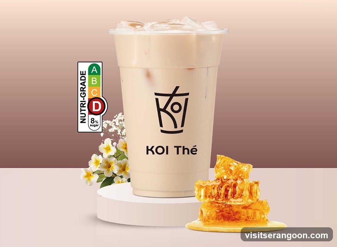 KOI Thé Drink with Honeycomb