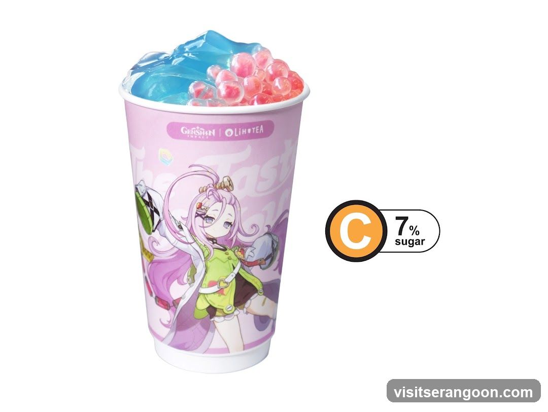 Genshin Impact Themed Drink
