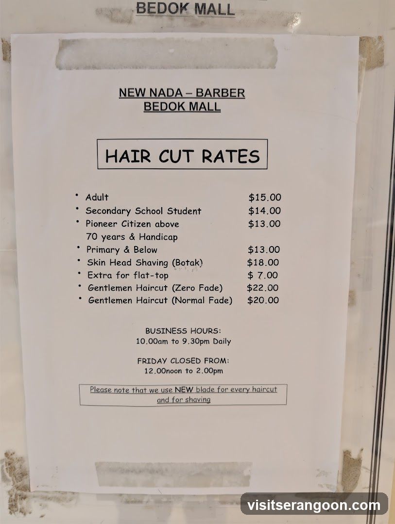 HAIR CUT RATES