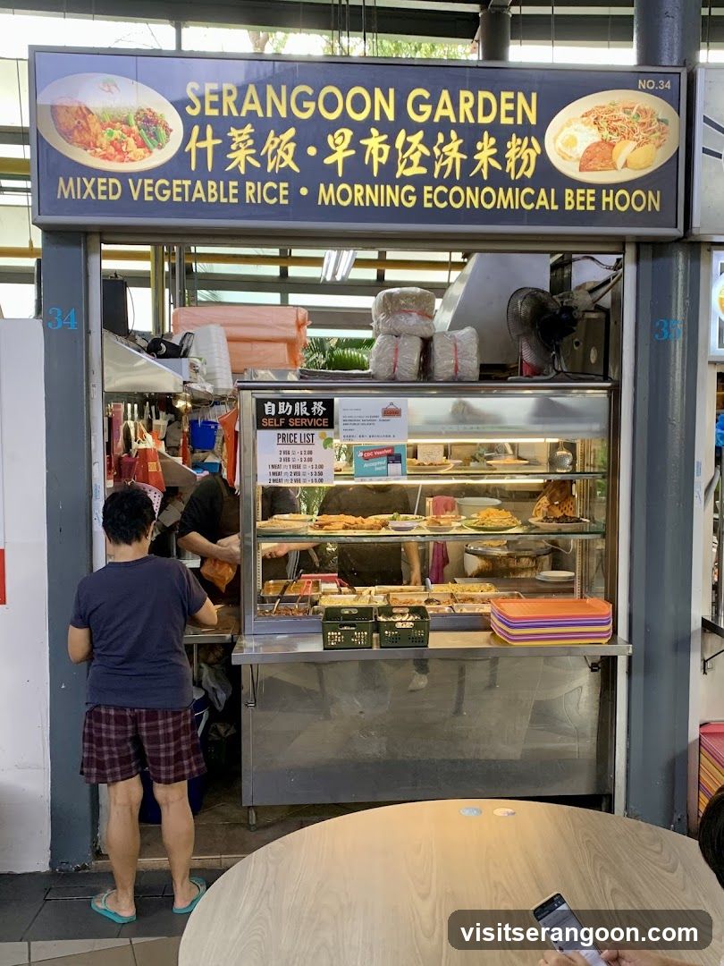 Serangoon Garden Mixed Vegetable Rice