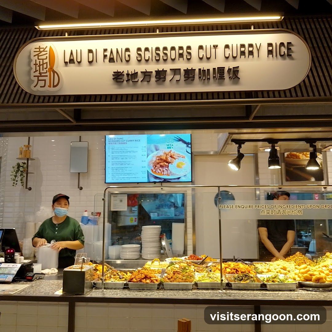 Lau Di Fang Scissors Cut Curry Rice (Food Republic - NEX)