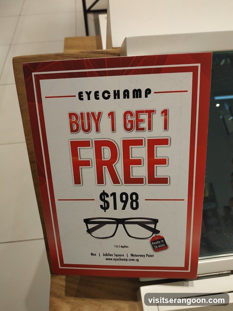 EyeChamp (Nex Mall) | Optical in Serangoon Singapore
