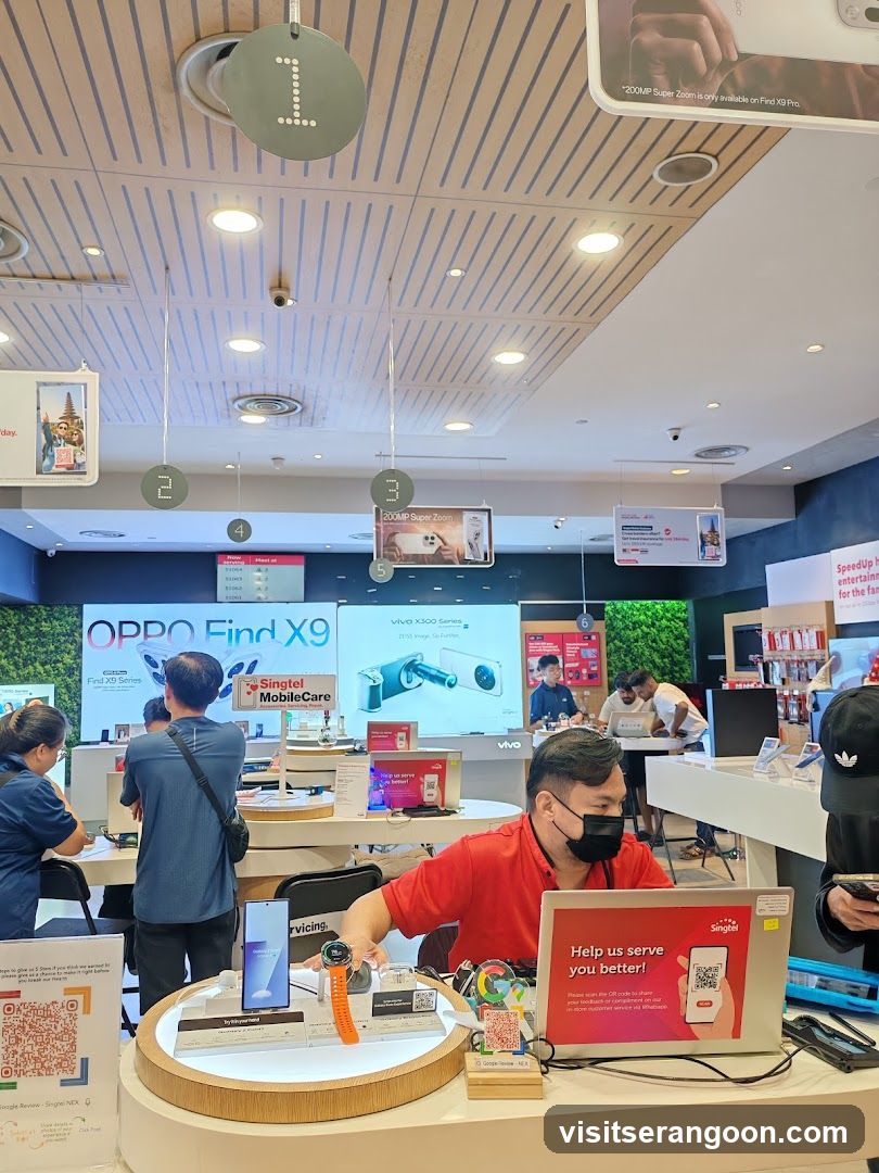 Singtel Exclusive Retailer - NEX Mall