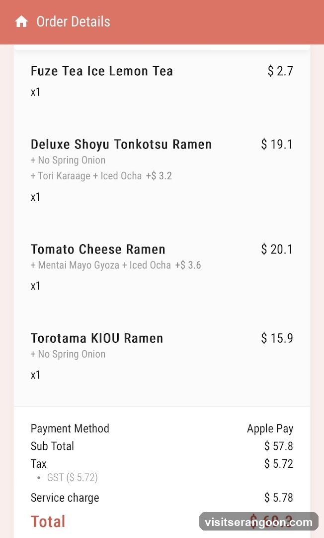 RAMEN KIOU (&JOY JAPANESE FOOD STREET) - NEX