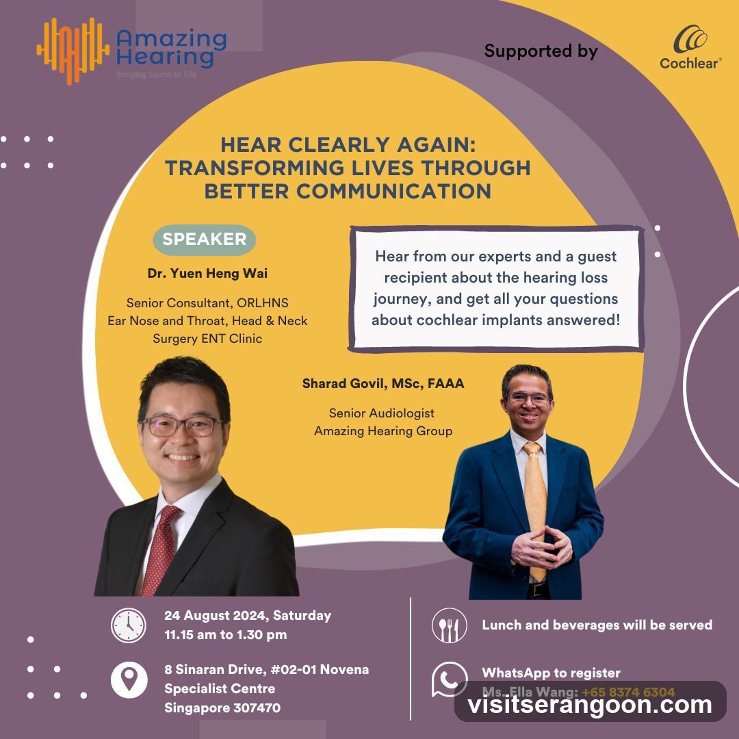 Amazing Hearing, Serangoon NEX Hearing Test, Hearing Aids and Tinnitus