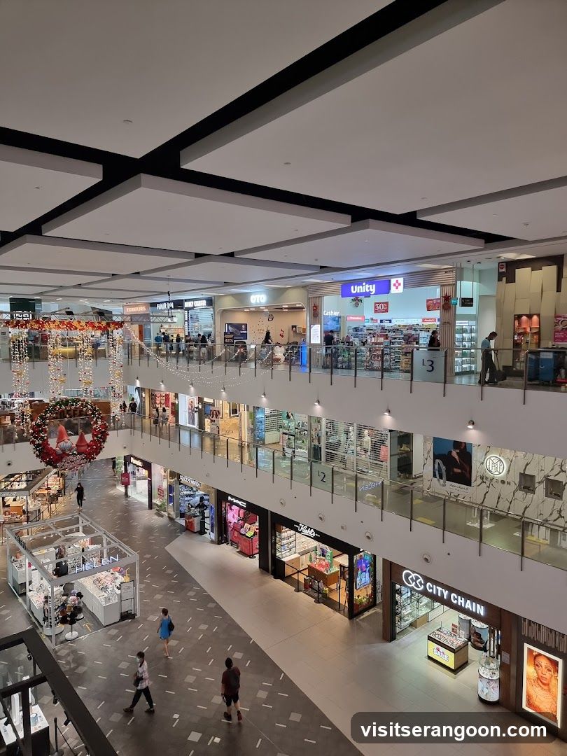 Multi-level Shopping Mall Interior