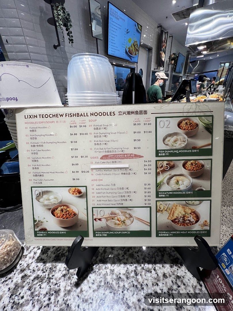 LiXin Teochew Fishball Noodles - Serangoon NEX