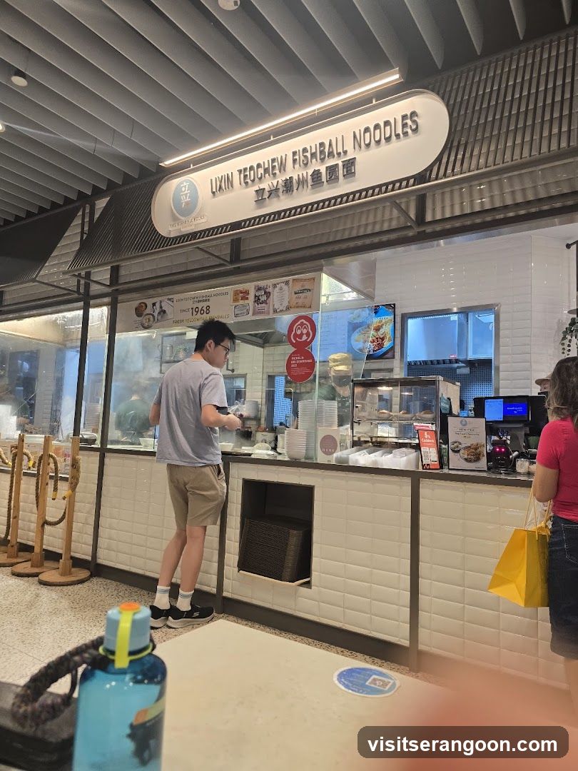 LiXin Teochew Fishball Noodles - Serangoon NEX