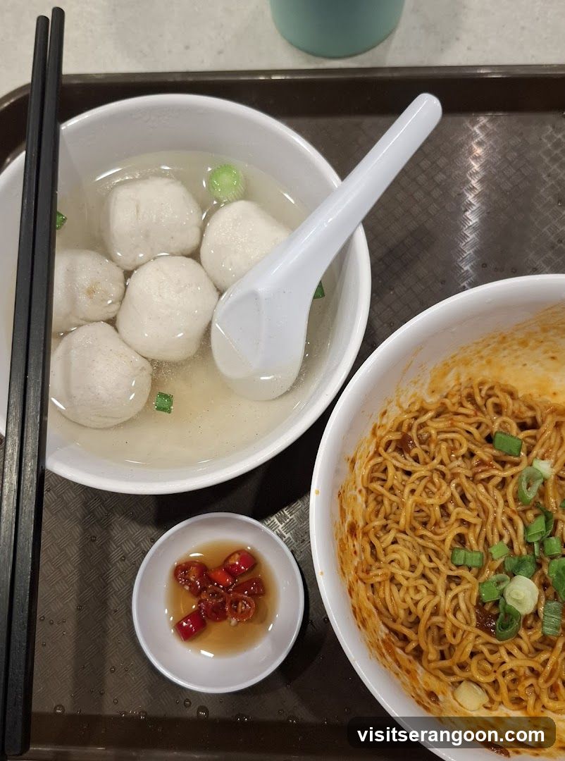 LiXin Teochew Fishball Noodles - Serangoon NEX