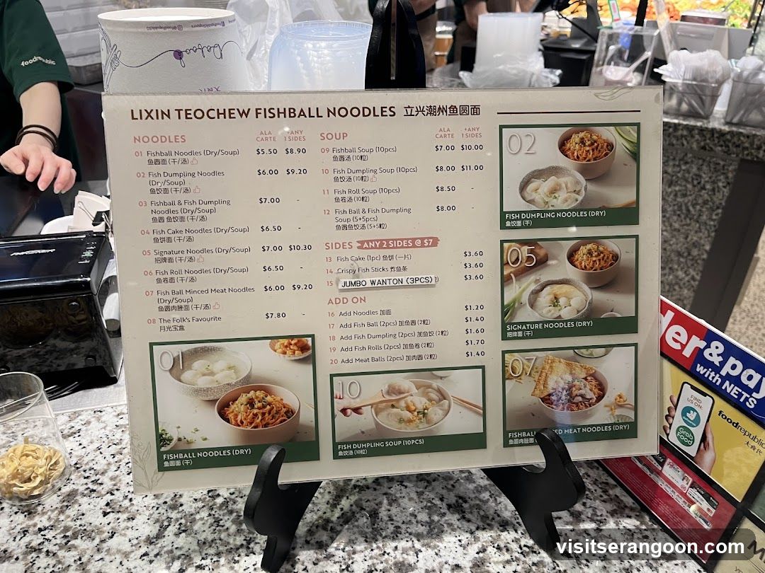 LiXin Teochew Fishball Noodles - Serangoon NEX