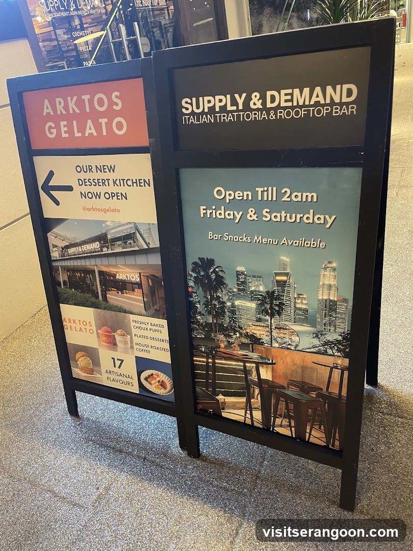 SUPPLY & DEMAND Italian Restaurant & Rooftop Bar | ARKTOS GELATO