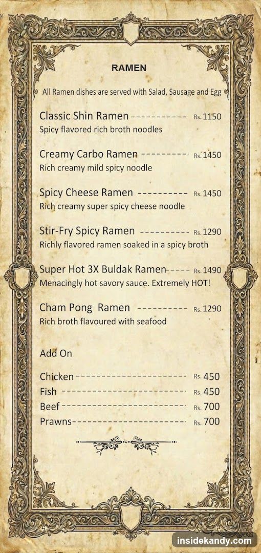 Ramen Hotpot (Multi-Cuisine) Restaurant Kandy