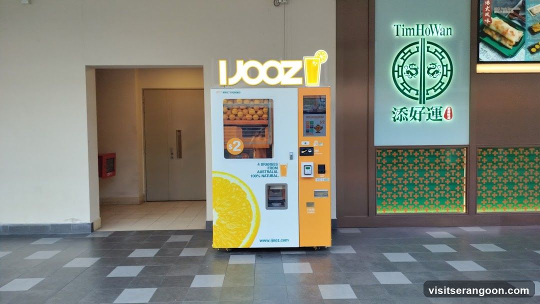 Mario iJooz - Freshly Squeezed Orange Juice Vending Machine