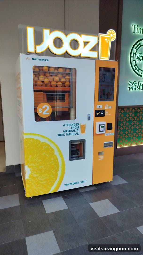 Mario iJooz - Freshly Squeezed Orange Juice Vending Machine