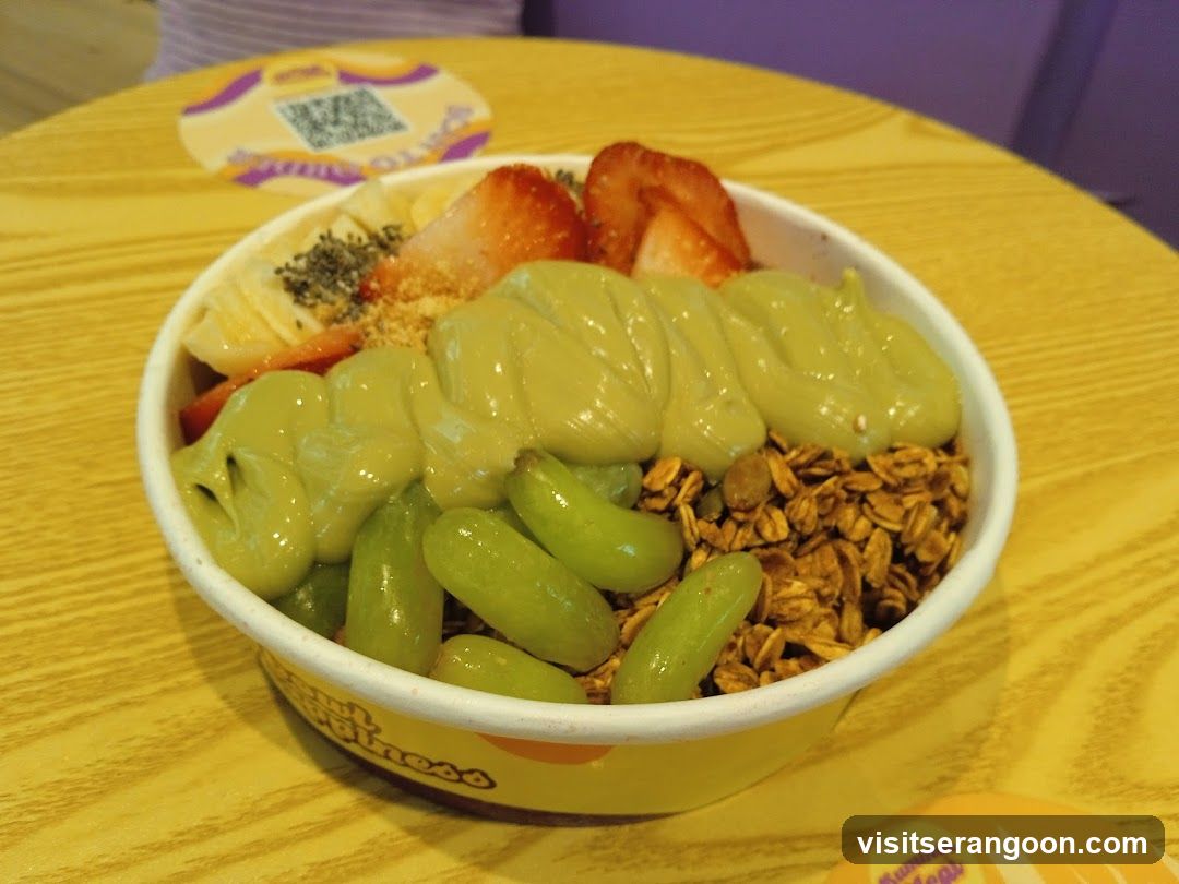 Acai Bowl with Granola and Fruit