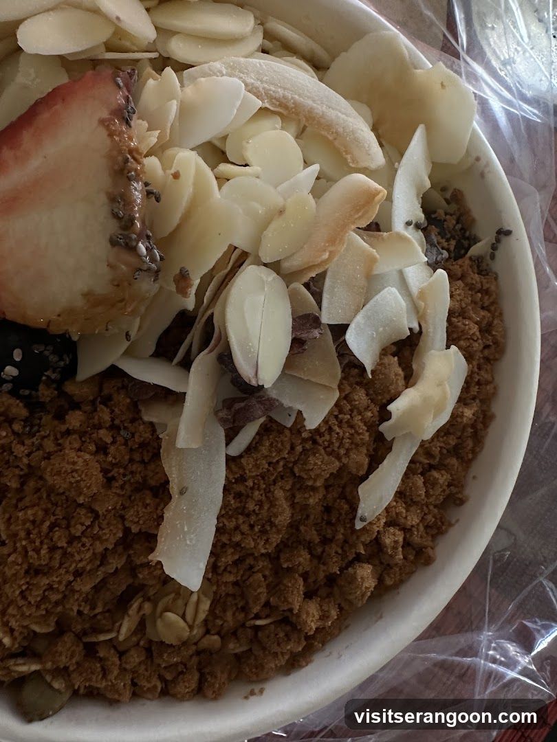 Bowl of Granola with Almonds and Coconut