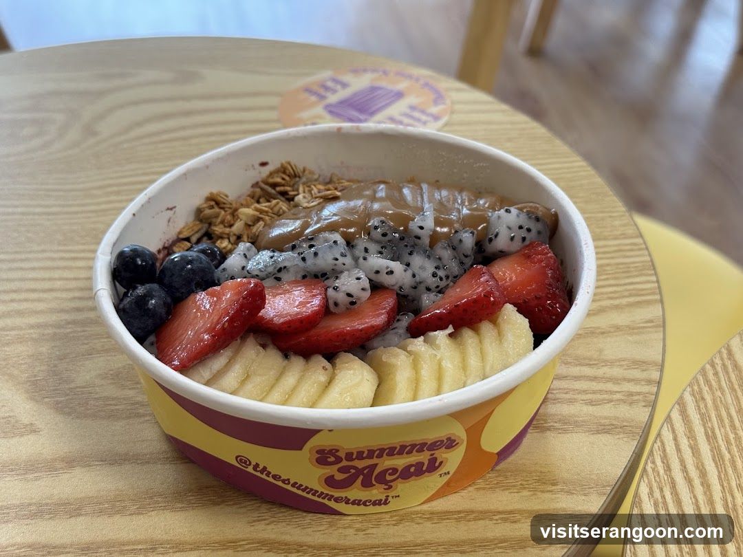 Acai Bowl with Fruits and Granola