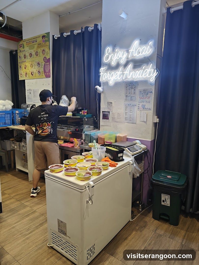Acai Bowl Shop Interior