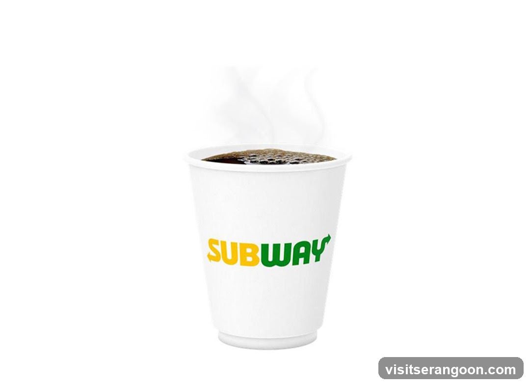 Subway Coffee Cup