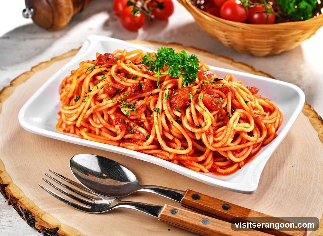 Spaghetti with Tomato Sauce