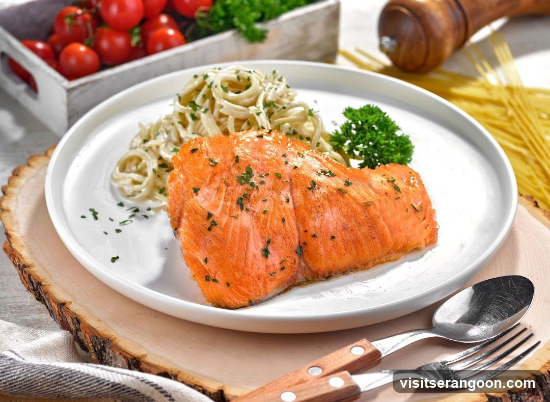 Salmon with Pasta
