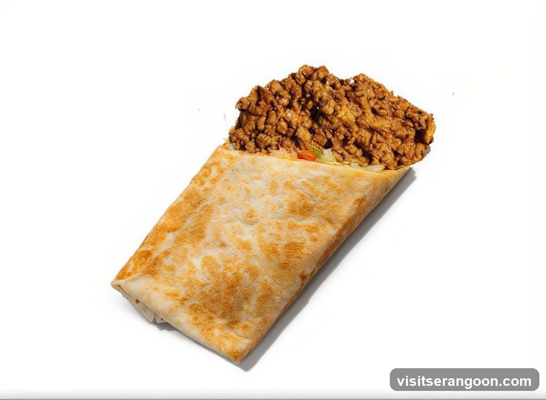 Burrito with Meat Filling