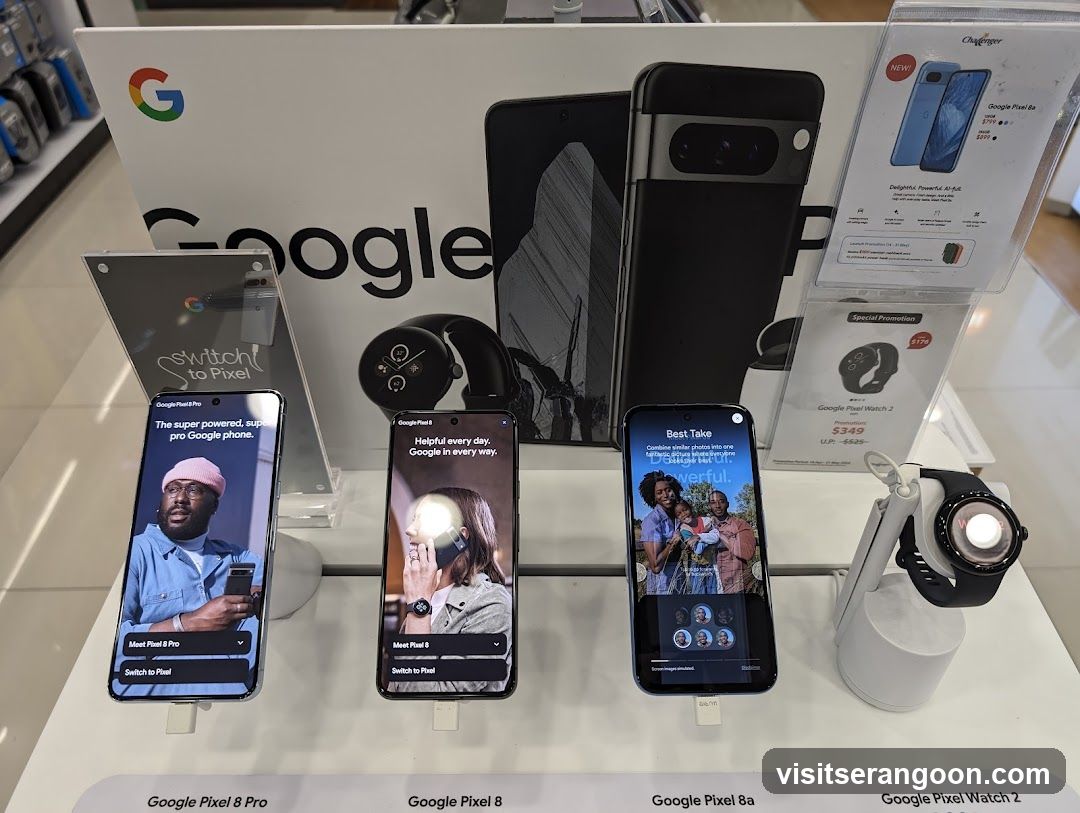 Google Pixel Product Display