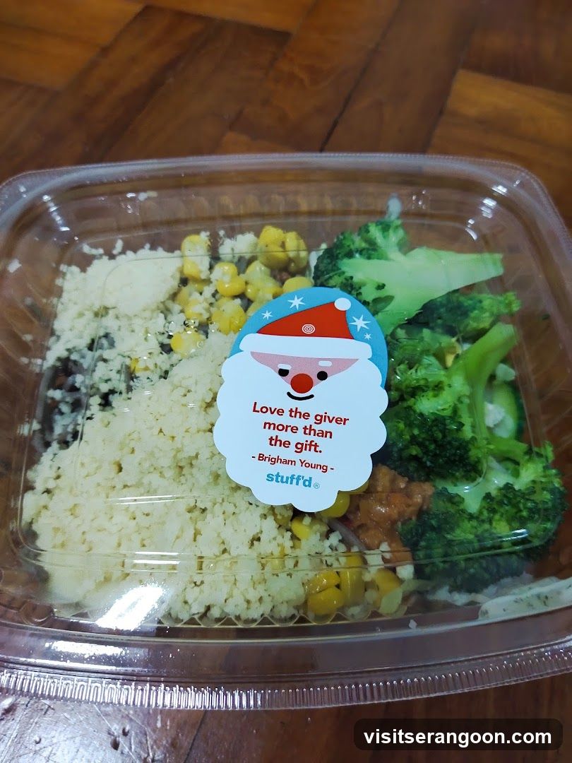 Christmas themed food container