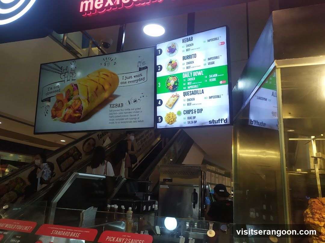 Restaurant Menu and Kebab Advertisement