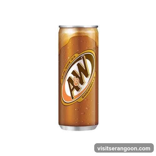 A&W Sarsaparilla Can