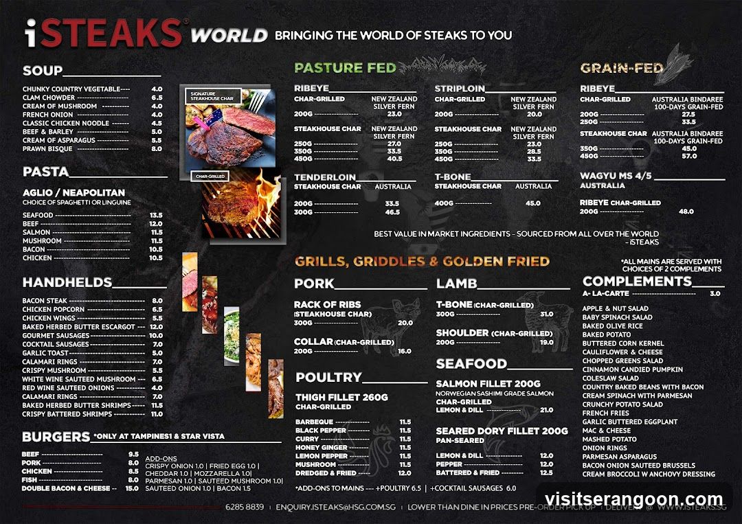 iSteaks World Menu