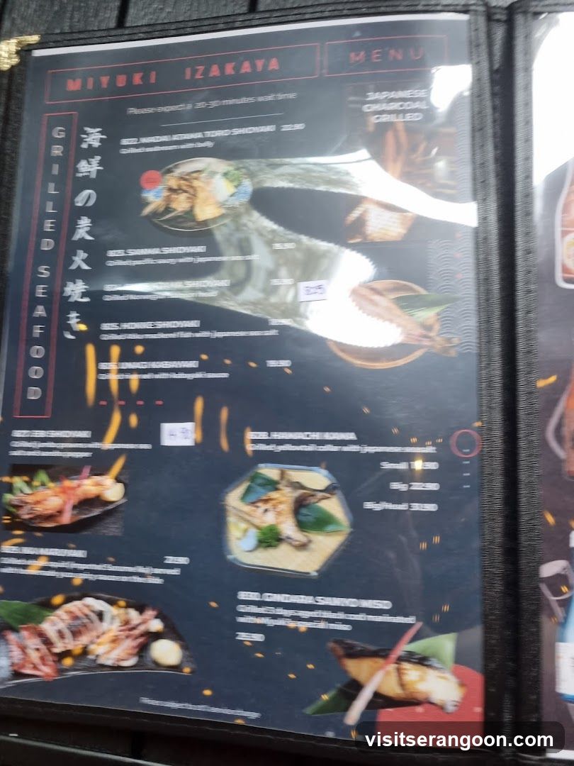Miyuki Izakaya Menu