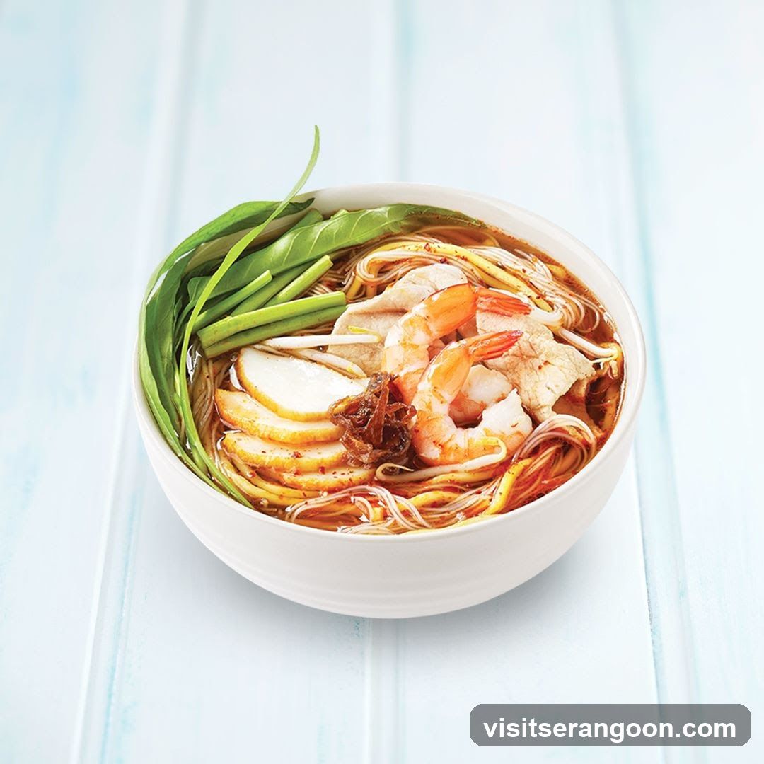 Noodle Soup with Shrimp and Pork