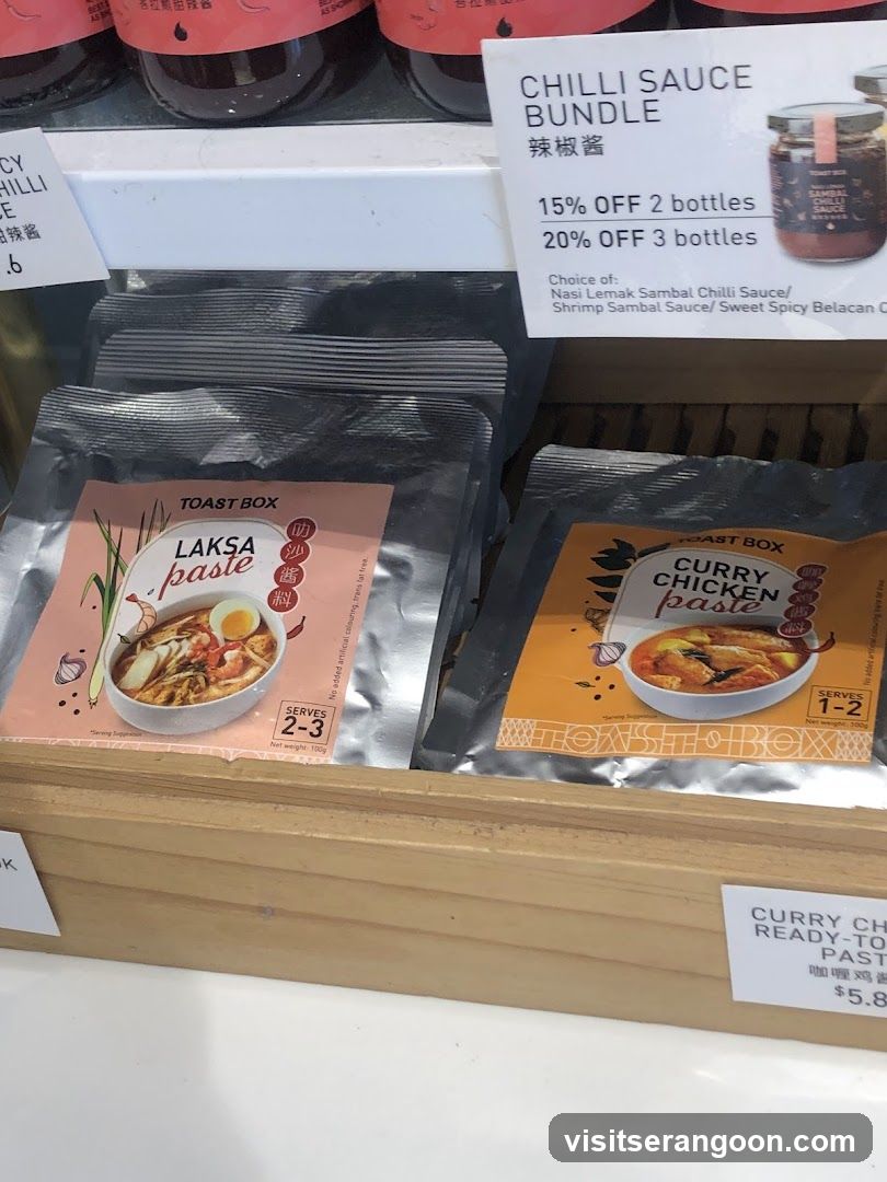 Toast Box Laksa and Curry Chicken Paste