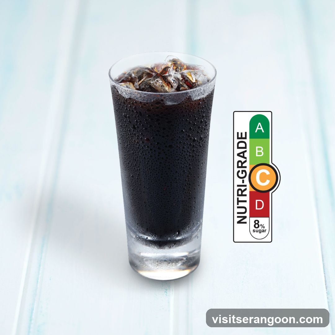 Iced Coffee with Nutri-Grade Label