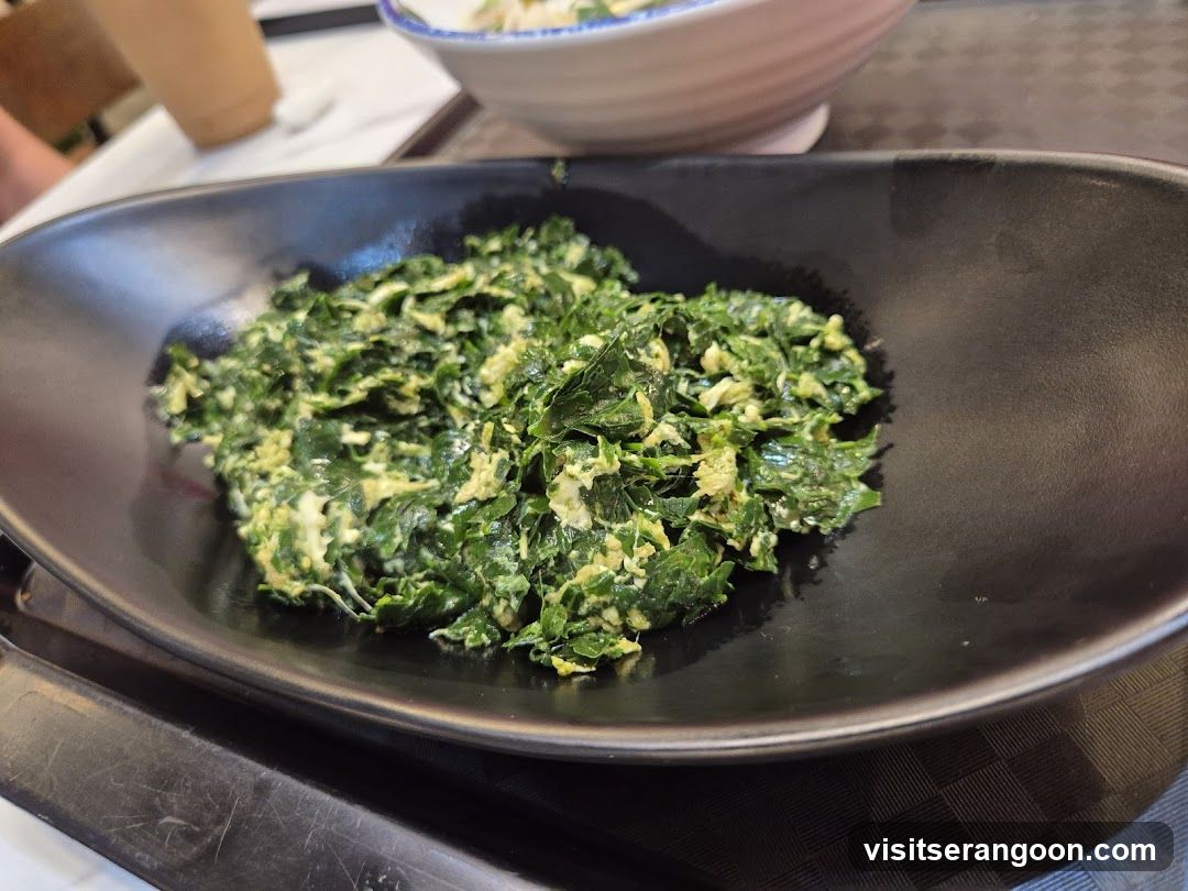Scrambled Eggs with Greens
