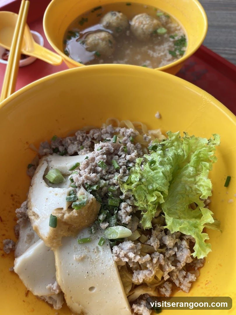 Minced Pork Noodles
