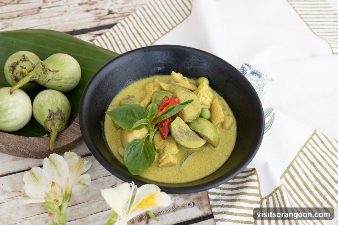 Green Curry with Eggplant