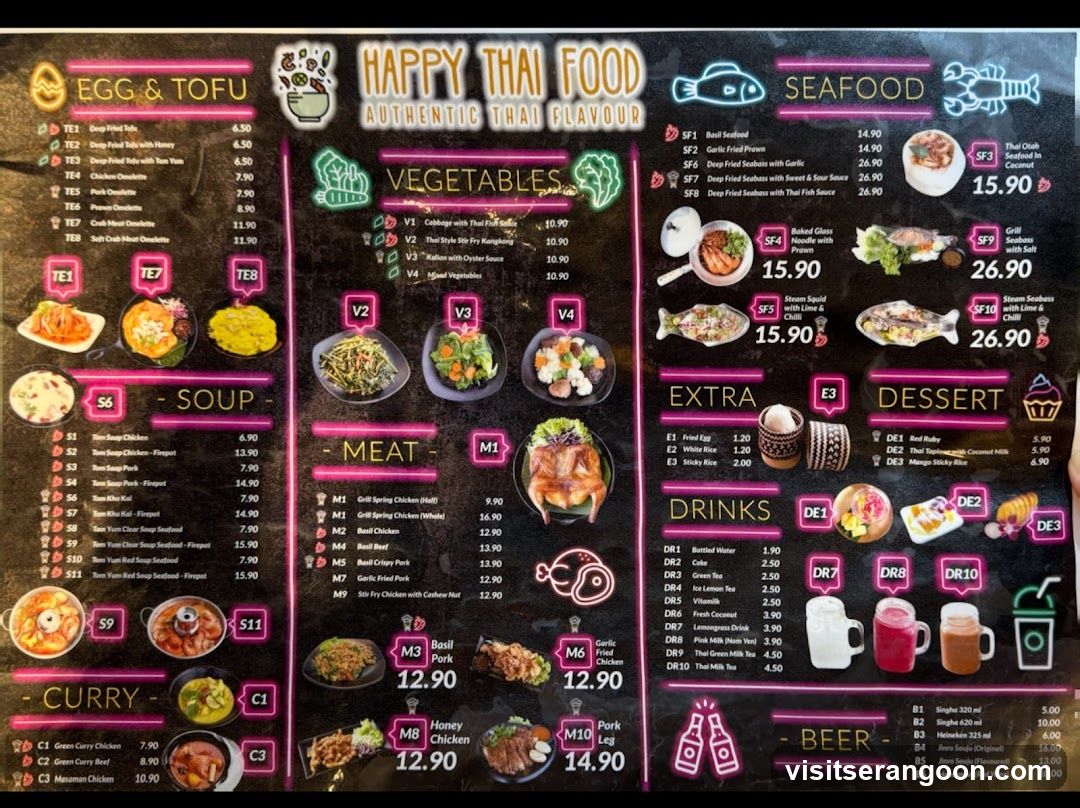 Happy Thai Food Authentic Thai Flavour