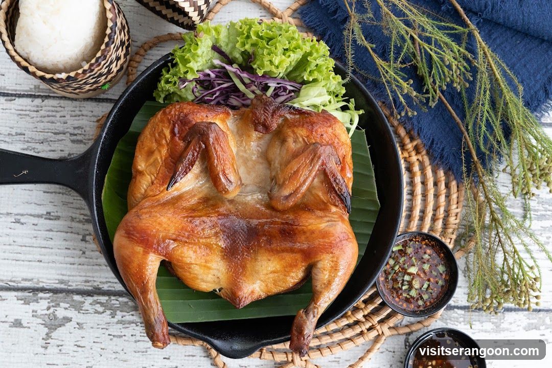 Roasted Chicken with Sticky Rice