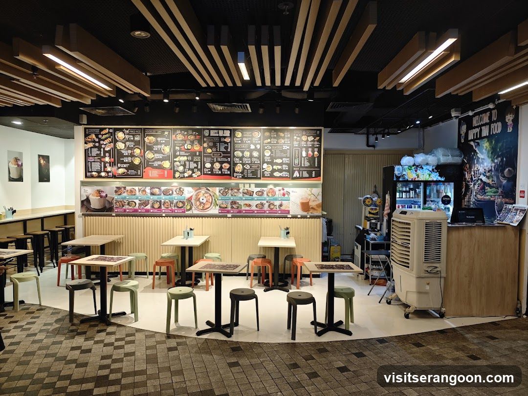 Restaurant Interior with Menu Boards