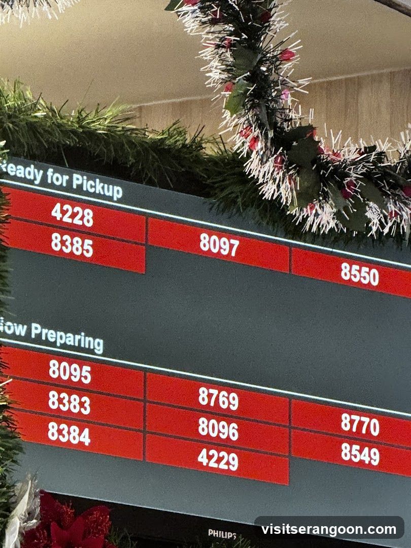 Order Status Display