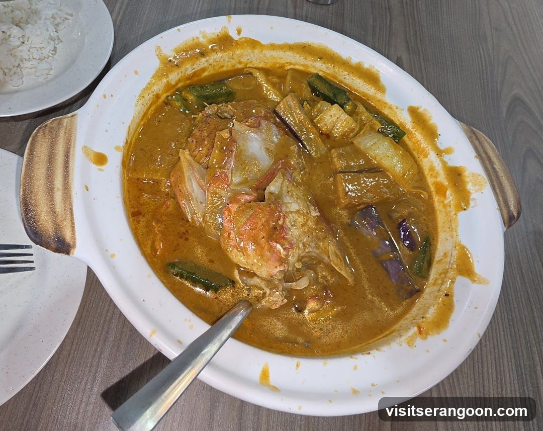 Curry with Crab and Vegetables
