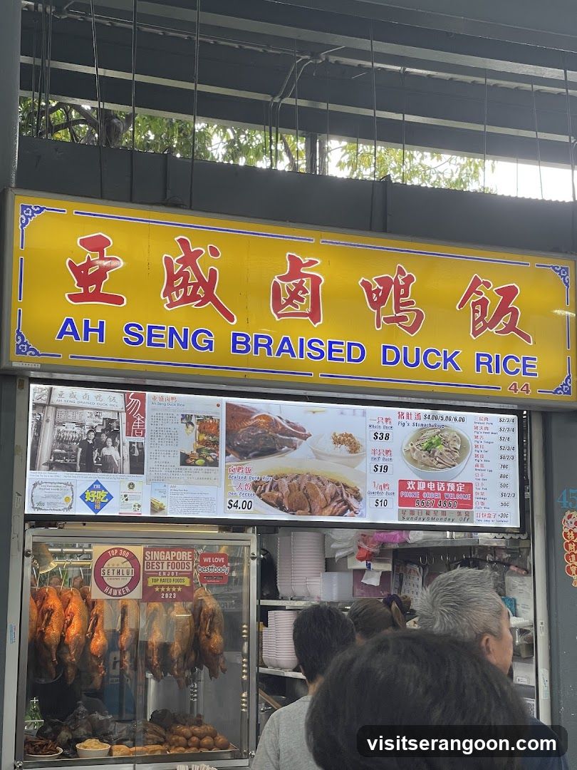 Ah Seng Braised Duck Rice Stall