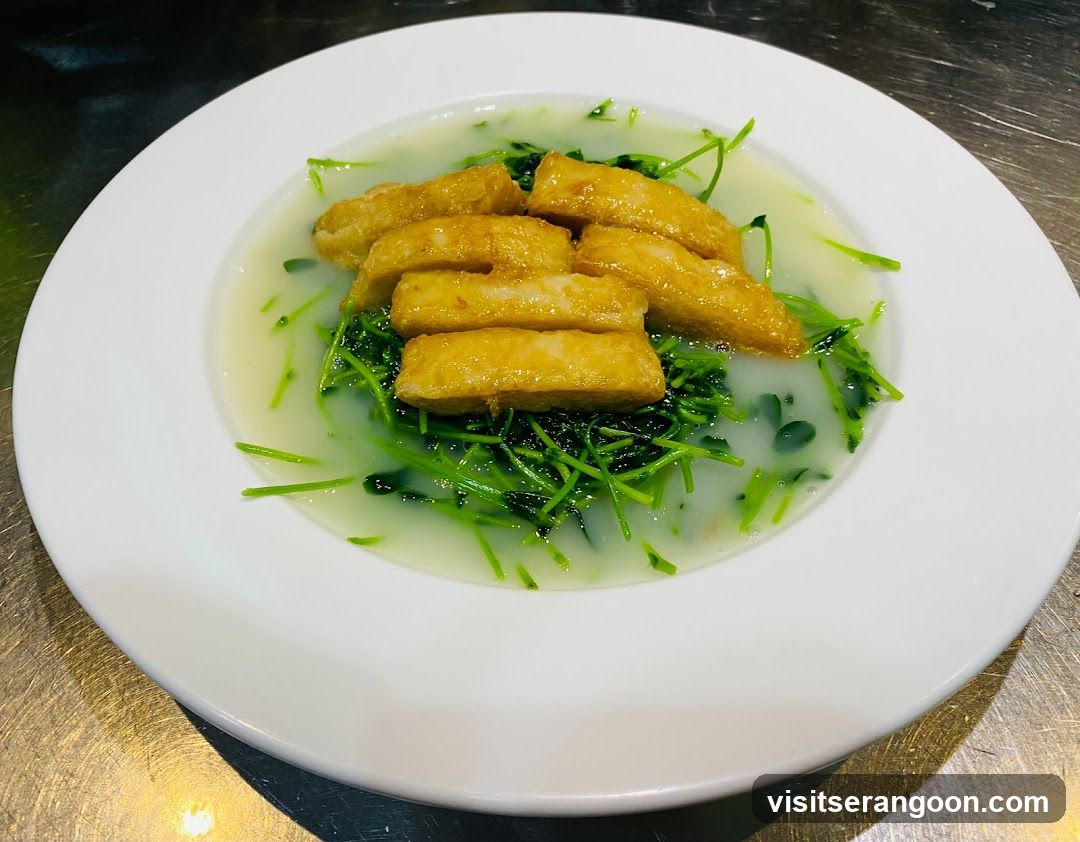 Fried Fish with Greens