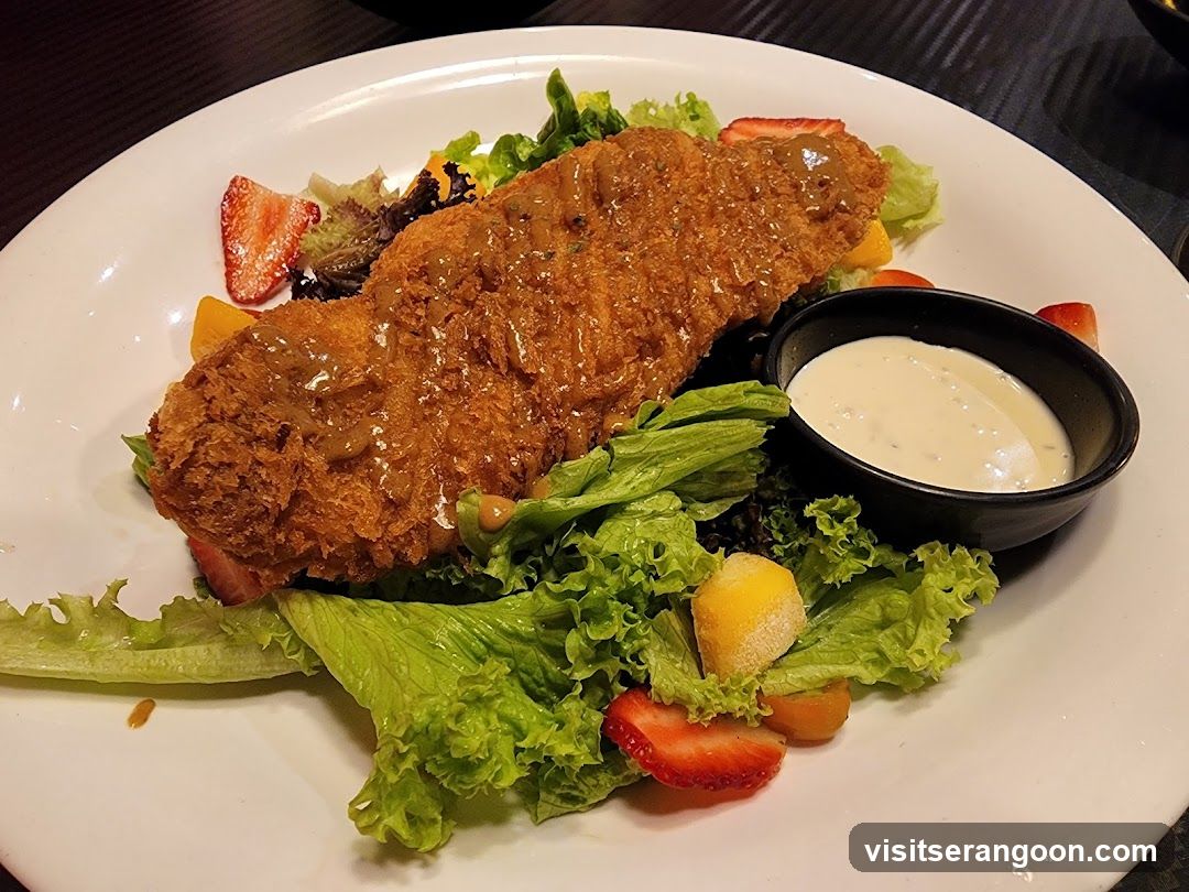 Fried Fish Salad