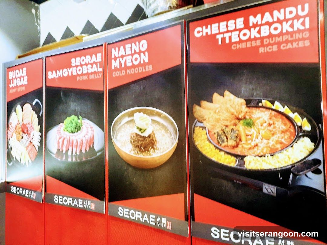 Korean Food Menu