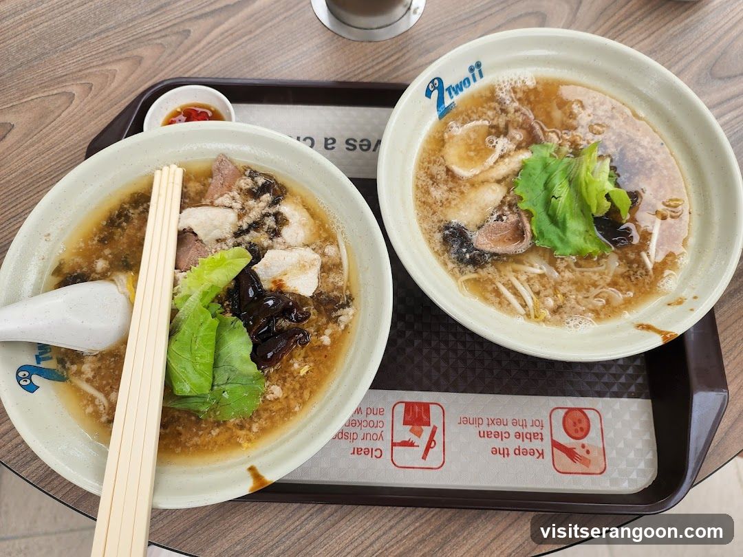Two Bowls of Noodles