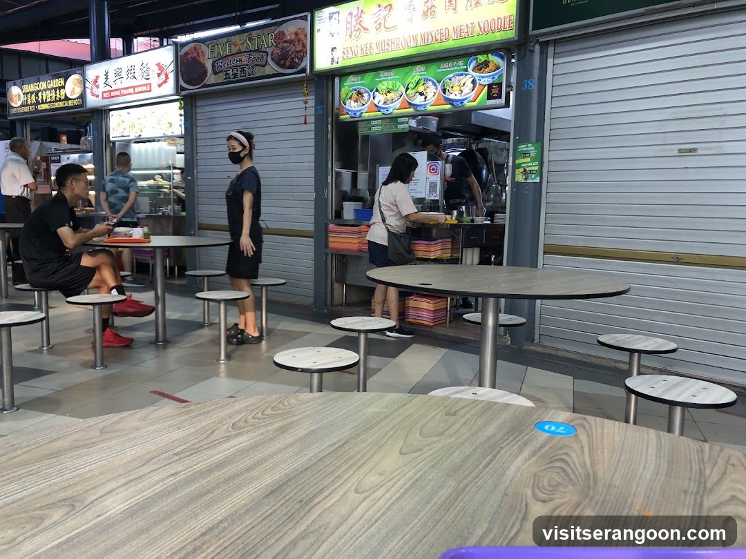 Food court stalls