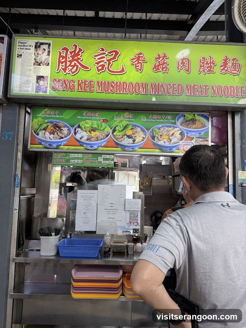 Seng Kee Mushroom Minced Meat Noodle
